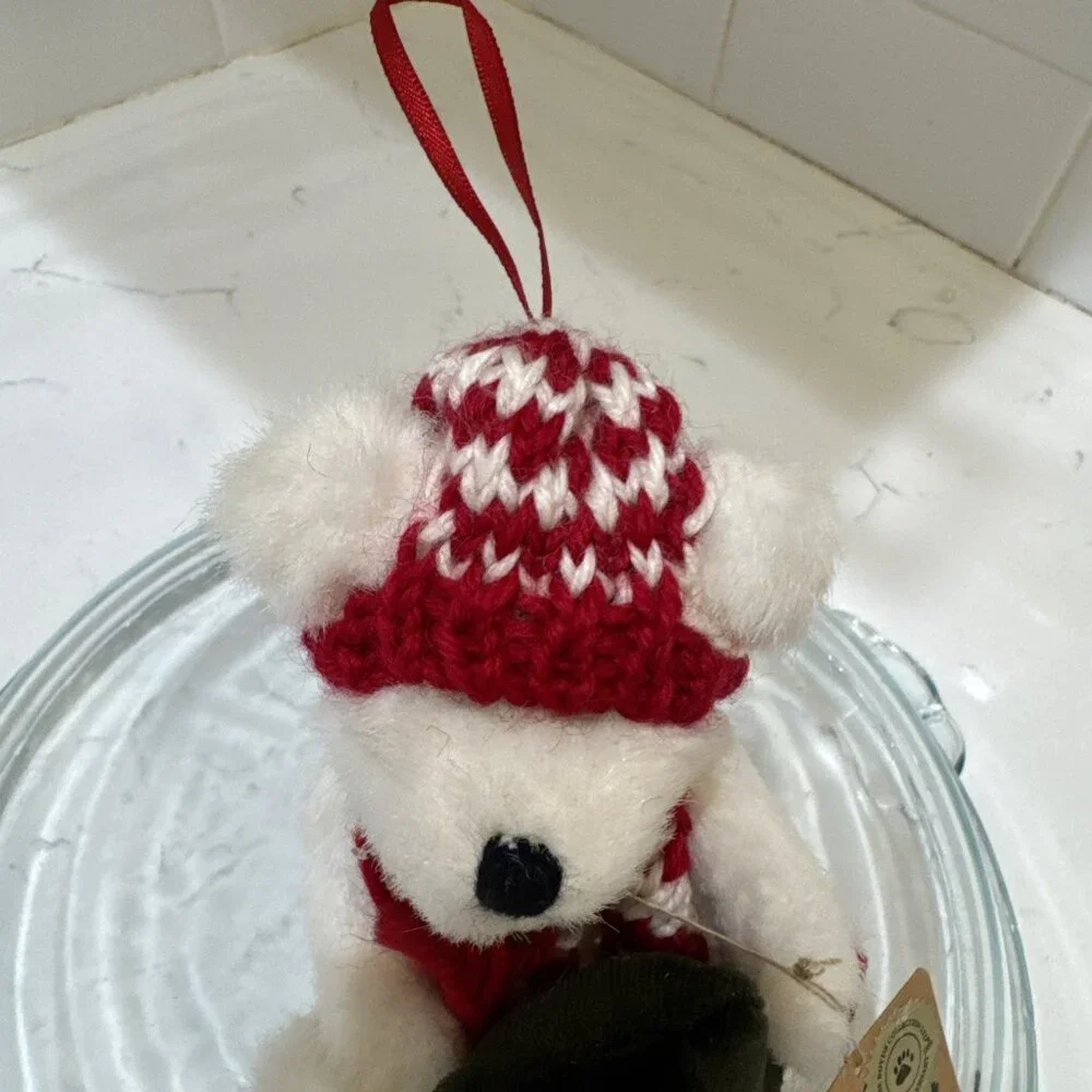 Boyds Alyssa Berrifrost Bear Ornament Joy Plush Ornament - Picture 4 of 10